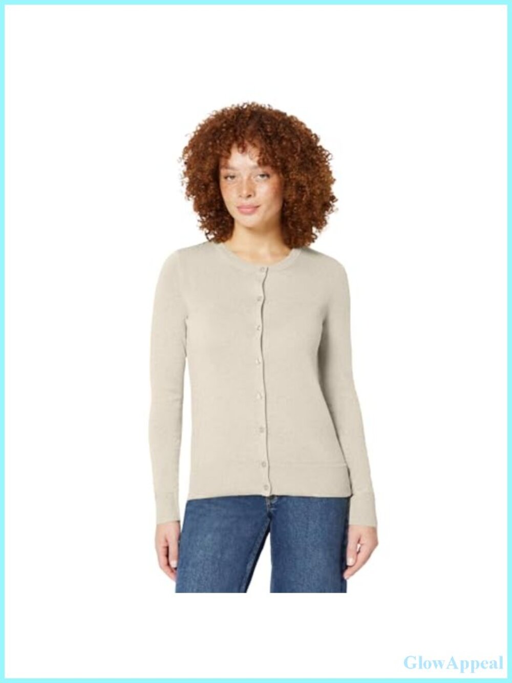 Women's Lightweight Cotton Blend Cardigan Sweater Button Front